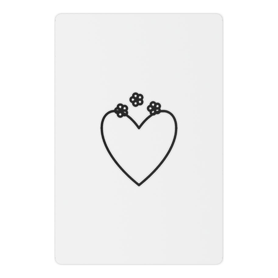 Floral Heart Temporary Tattoo