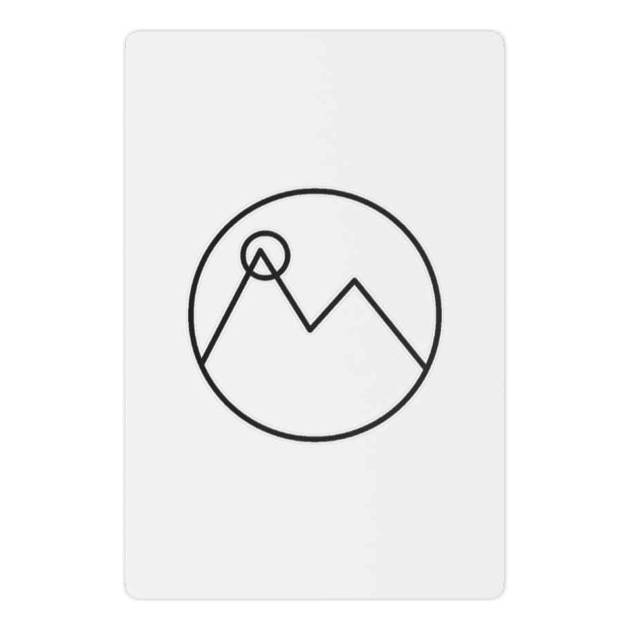 Mountain Circle Temporary Tattoo