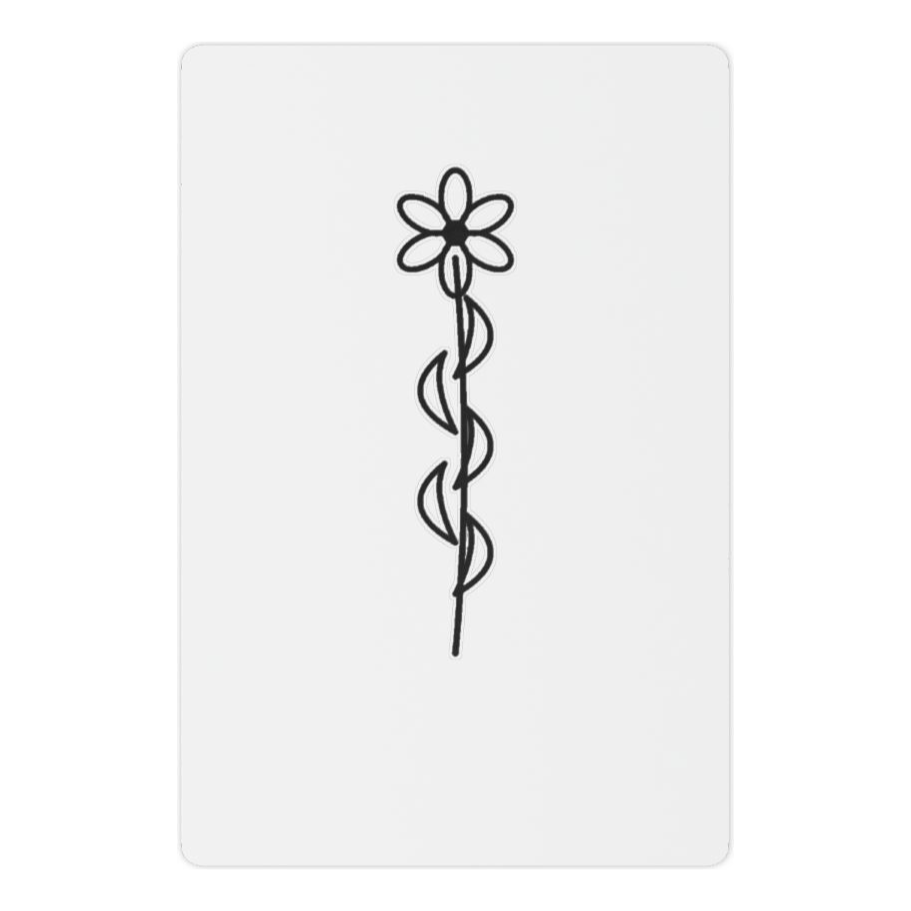Wildflower Sprig Temporary Tattoo