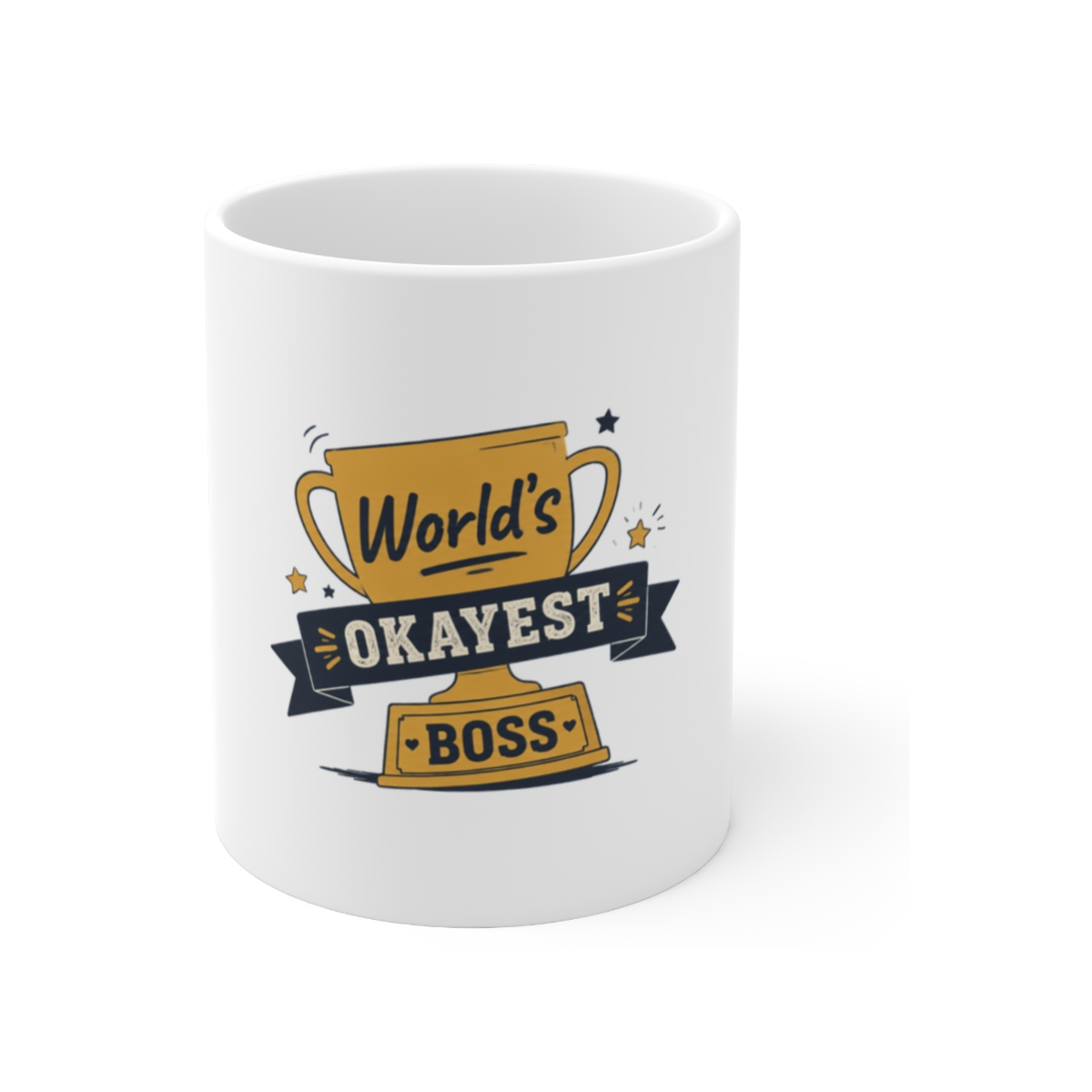 World's Okayest Boss Mug