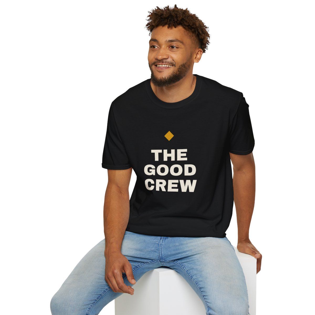 Unisex "The Good Crew" T-Shirt | Minimal Diamond Graphic |T-Shirt For Work