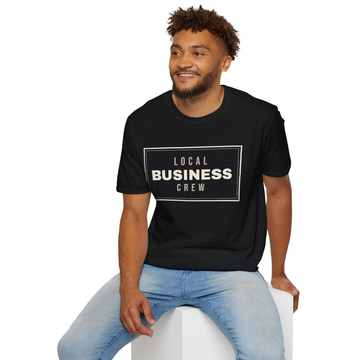 Unisex "Local Business Crew" T-Shirt | Small Business Support Tee | T-Shirt For Work