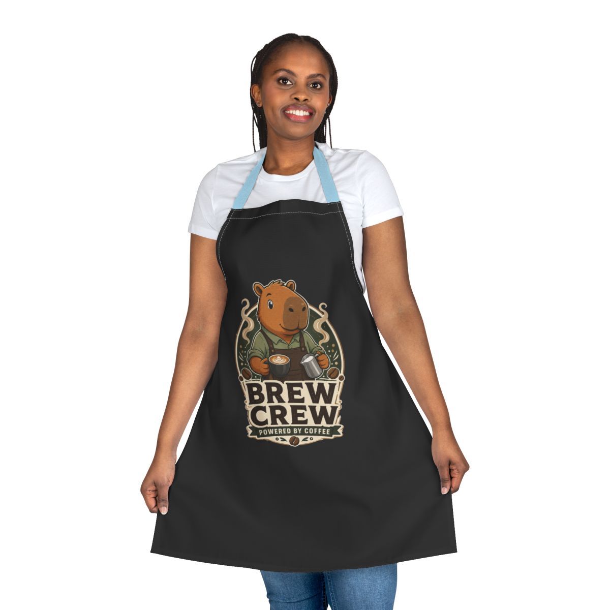 Brew Crew Bear Apron | Coffee Barista Kitchen Apron