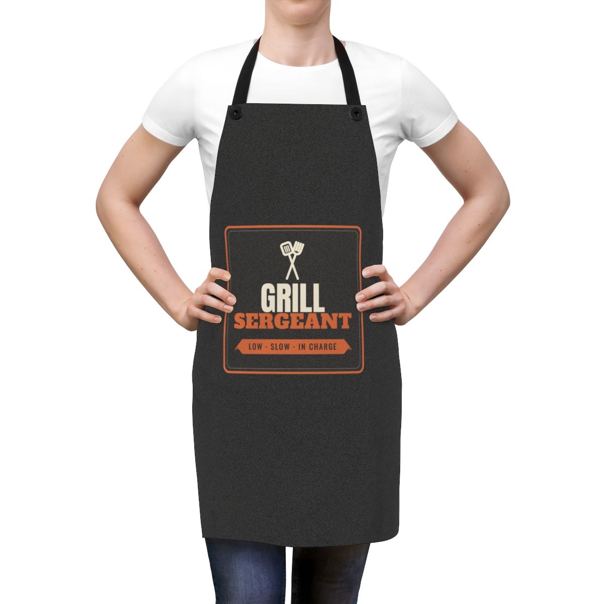 Grill Sergeant Apron | Coffee Kitchen Apron  Beige, Morning Brew Cooking Apron