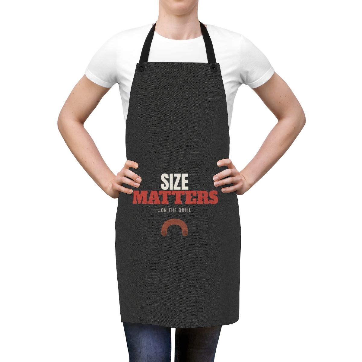 Size Matters apron | Funny BBQ apron, Grill Chef Cooking Apron
