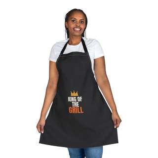 King of the Grill Apron | BBQ Cooking Crown Graphic