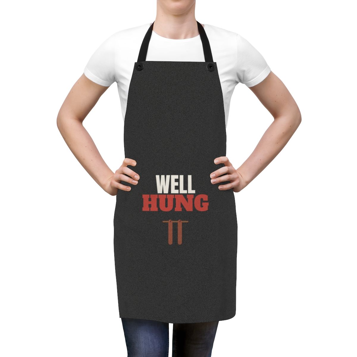 Well Hung Pie Apron | Funny Baking Apron, Kitchen Apron with Text