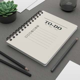 To-Do List Spiral Notebook
