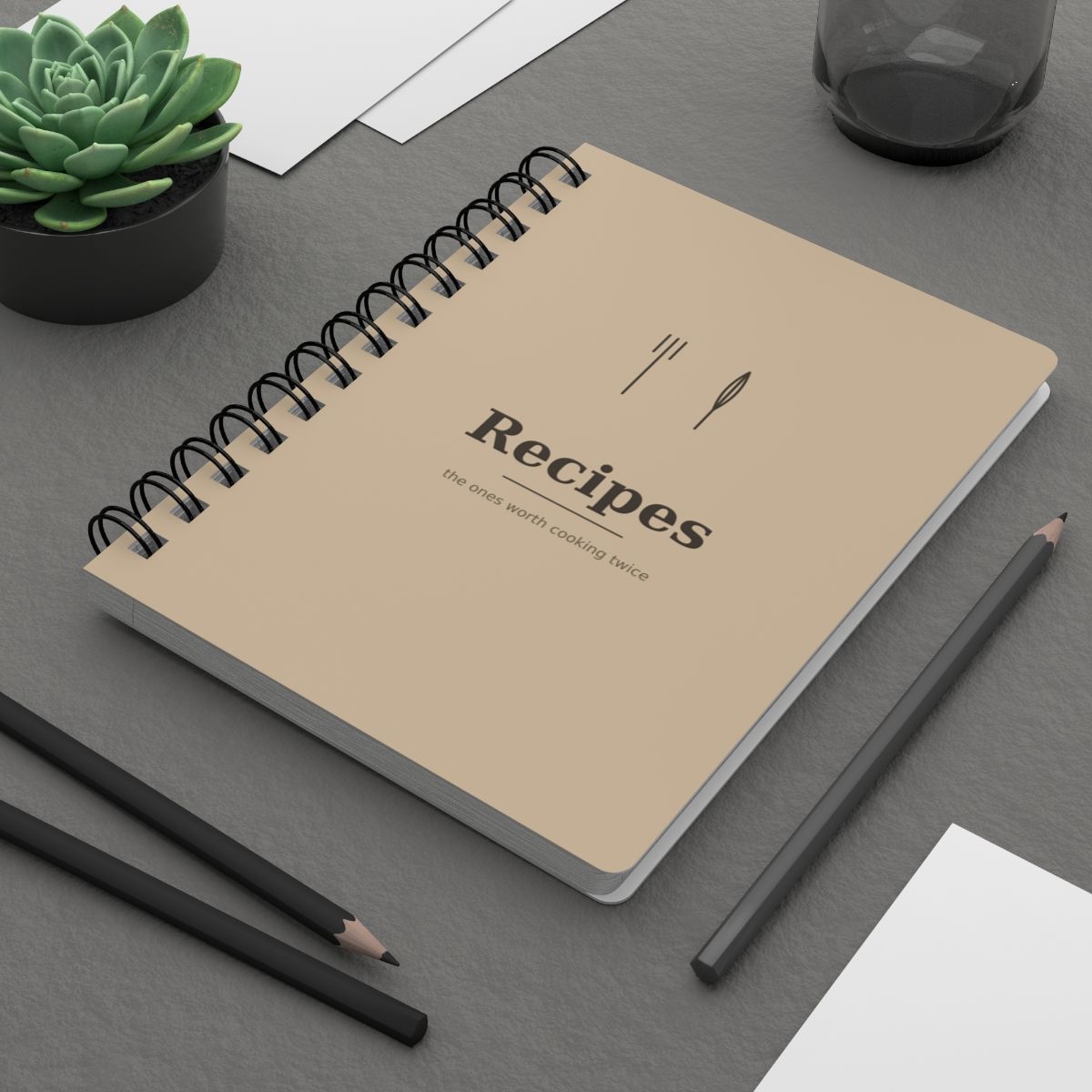 Recipes Spiral Notebook