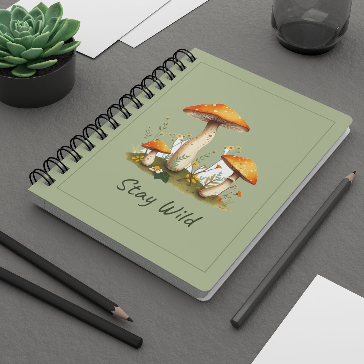 Stay Wild Mushroom Journal