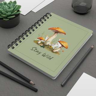Stay Wild Mushroom Journal | Cottagecore Notebook Gift