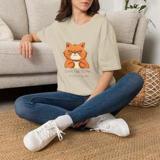 Unisex "Don't Talk To Me Until Coffee" Grumpy Cat T-Shirt