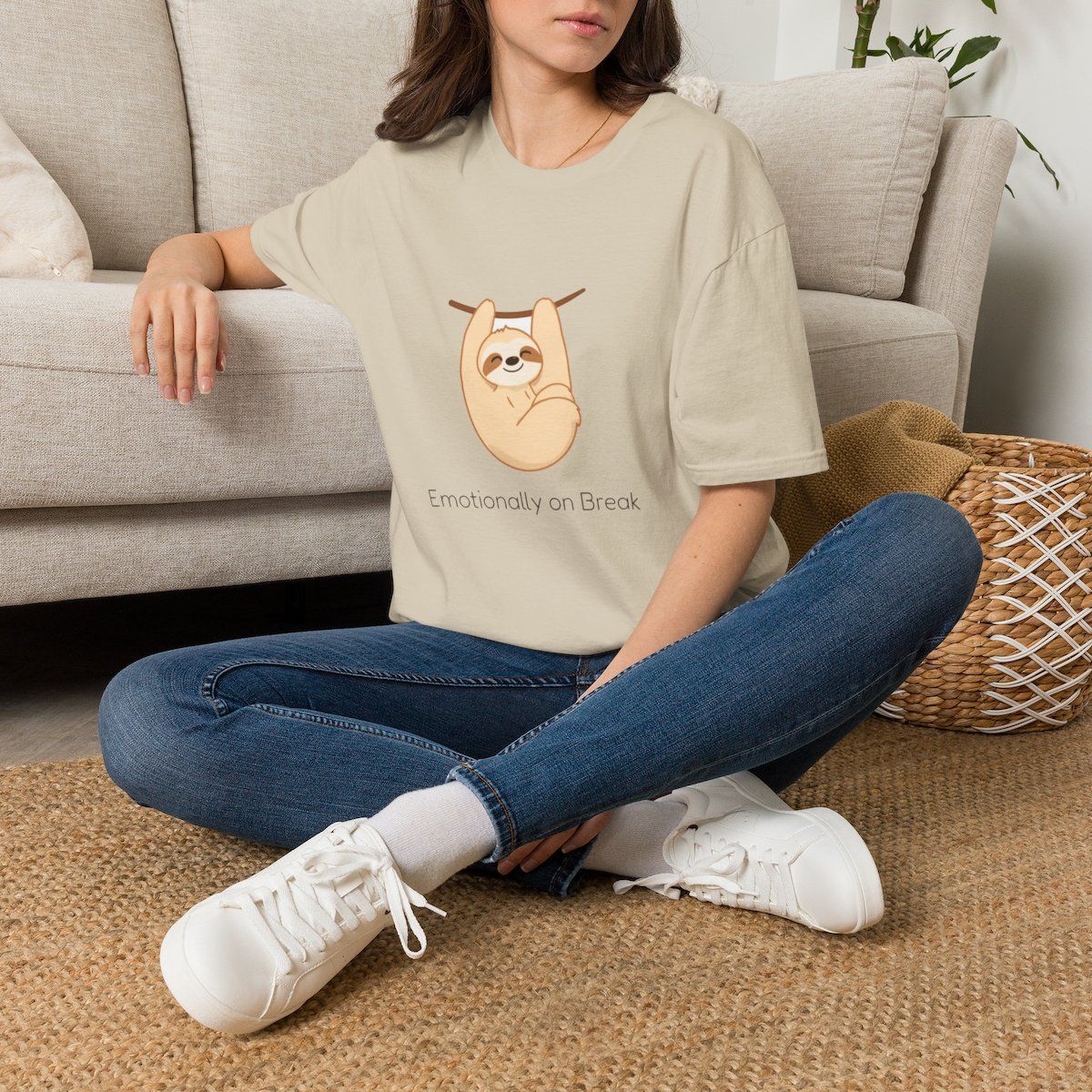 Unisex Emotionally on Break Sloth T-Shirt