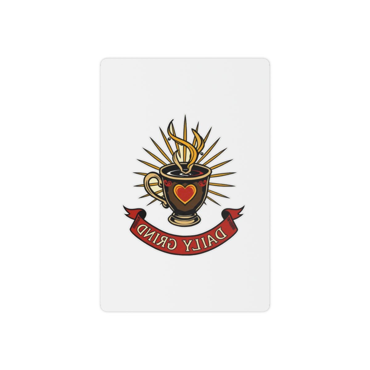 The Daily Grind Temporary Tattoo | Sacred Heart Coffee Flash
