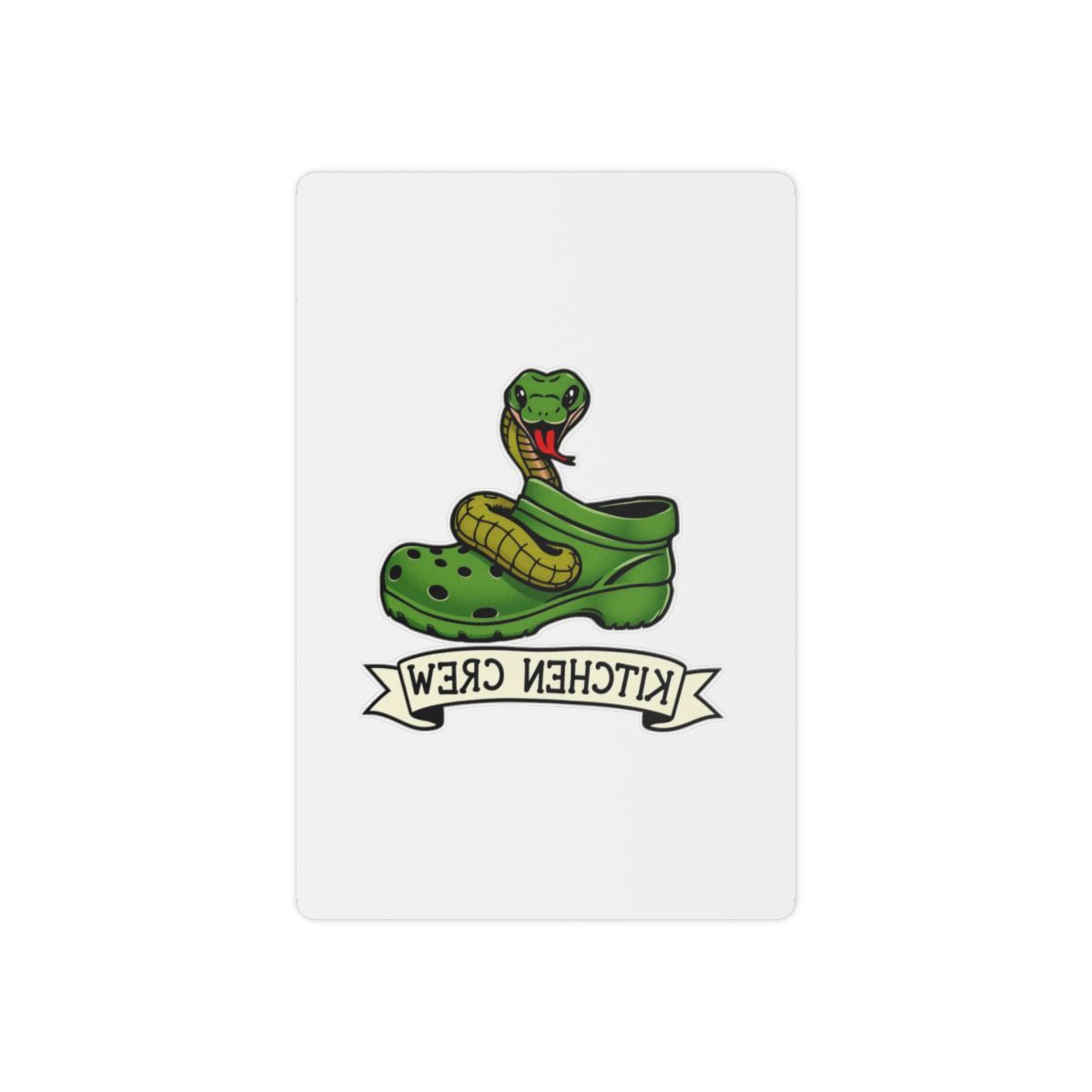 Kitchen Crew Temporary Tattoo | Croc & Snake Flash Style