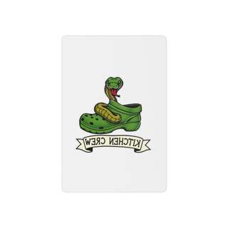 Kitchen Crew Temporary Tattoo | Croc & Snake Flash Style