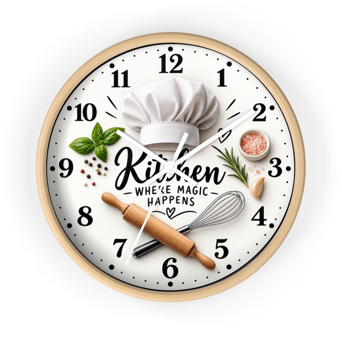 Kitchen Where Magic Happens Wall Clock
